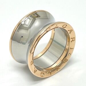 BVLGARI Anish Kapoor B.zero1 Accessories Jewelry Ring Au750 SS Men's Pink Gold